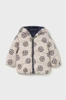 Mayoral geaca reversibila pentru bebelusi culoarea bej, 2437 imagine