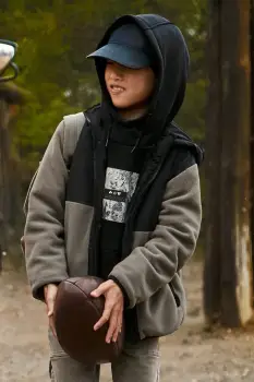 Mayoral geaca reversibila pentru copii culoarea negru, 7413 imagine