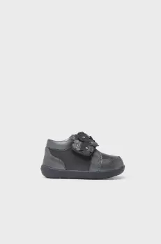 Mayoral ghete din piele pentru copii culoarea albastru marin imagine