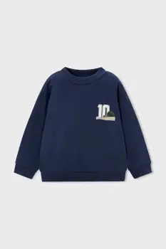 Mayoral hanorac de bumbac pentru copii culoarea bleumarin, 4401 imagine