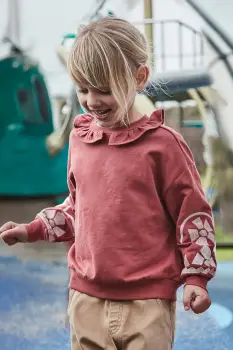 Mayoral hanorac de bumbac pentru copii culoarea rosu, cu imprimeu, 4430 imagine