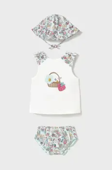 Mayoral Newborn costum de baie pentru bebelusi culoarea turcoaz, 1668 imagine