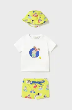 Mayoral Newborn costum de baie pentru bebelusi culoarea verde, 1618 imagine