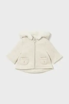 Mayoral Newborn geaca bebe culoarea bej, 2493 imagine