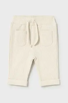 Mayoral Newborn pantaloni bebe culoarea bej, 2578 imagine