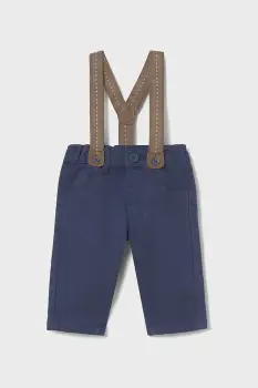 Mayoral Newborn pantaloni bebe culoarea bleumarin, uni, 2576 imagine