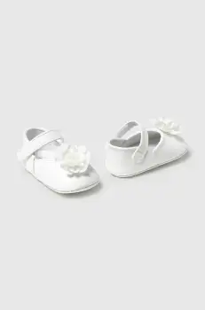 Mayoral Newborn pantofi pentru bebelusi culoarea alb, 9902 imagine