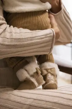 Mayoral Newborn pantofi pentru bebelusi culoarea bej, 9965 imagine