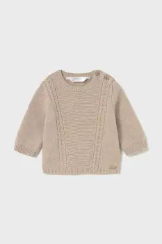 Mayoral Newborn pulover bebe culoarea bej, light, 2334 imagine