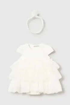 Mayoral Newborn rochie bebe imagine