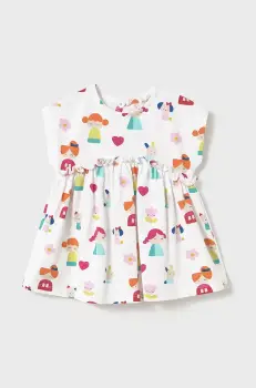 Mayoral Newborn rochie bebe culoarea alb, mini, evazati, 1870 imagine
