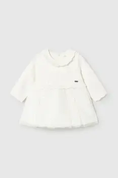 Mayoral Newborn rochie bebe culoarea bej, mini, evazati, 2815 imagine