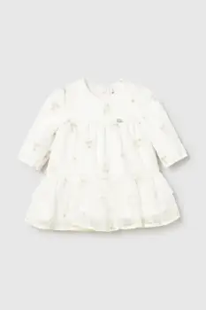 Mayoral Newborn rochie bebe culoarea bej, mini, evazati, 2817 imagine