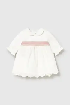 Mayoral Newborn rochie bebe culoarea bej, mini, evazati, 2818 imagine