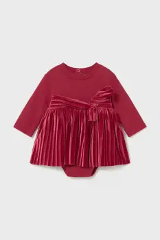 Mayoral Newborn rochie bebe culoarea rosu, mini, evazati, 2812 imagine