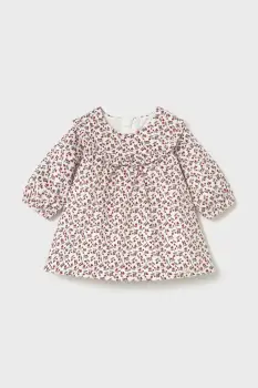Mayoral Newborn rochie bebe culoarea rosu, mini, evazati, 2822 imagine