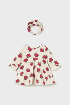 Mayoral Newborn rochie bebe culoarea rosu, mini, evazati, 2827 imagine
