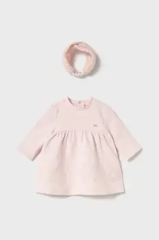Mayoral Newborn rochie bebe culoarea roz, mini, evazati, 2803 imagine