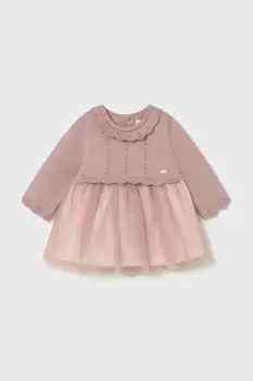 Mayoral Newborn rochie bebe culoarea roz, mini, evazati, 2815 imagine