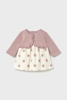 Mayoral Newborn rochie bebe culoarea roz, mini, evazati, 2832 imagine