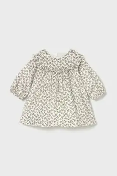 Mayoral Newborn rochie bebe culoarea verde, mini, evazati, 2822 imagine
