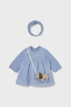 Mayoral Newborn rochie bebe mini, evazati, 2823 imagine