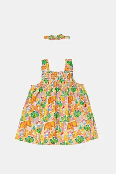 Mayoral Newborn rochie din bumbac pentru bebelusi imagine