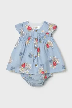 Mayoral Newborn rochie din bumbac pentru bebelusi imagine