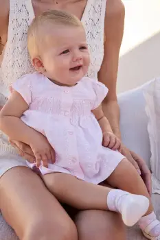 Mayoral Newborn rochie din bumbac pentru bebelusi imagine