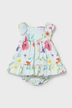 Mayoral Newborn rochie din bumbac pentru bebelusi imagine