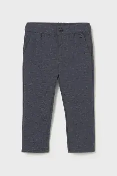 Mayoral pantaloni bebe culoarea bleumarin, melanj, 2511 imagine