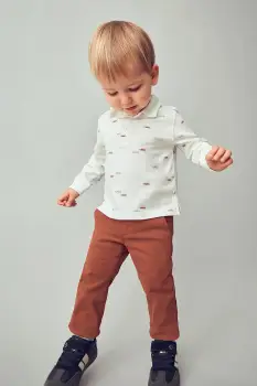 Mayoral pantaloni bebe culoarea rosu, 521 imagine