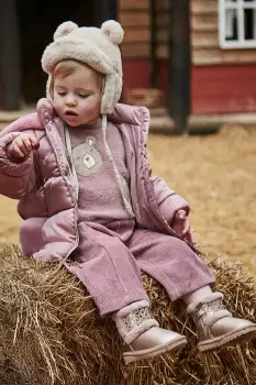 Mayoral pantaloni bebe culoarea roz, 2590 imagine