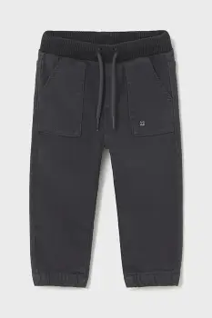 Mayoral pantaloni bebe jogger serza soft culoarea negru, 2503 imagine