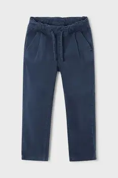 Mayoral pantaloni copii chinosy jogger culoarea bleumarin, uni, 4561 imagine