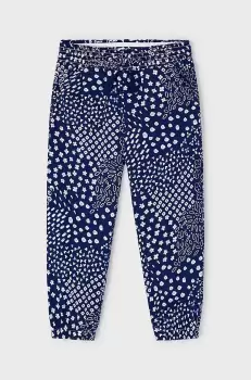 Mayoral pantaloni copii culoarea albastru marin, neted imagine