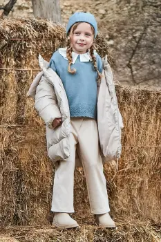 Mayoral pantaloni copii culoarea bej, 4573 imagine