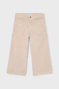 Mayoral pantaloni copii culoarea bej, neted, 3555 imagine