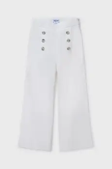 Mayoral pantaloni copii culoarea bej, neted, 6534 imagine