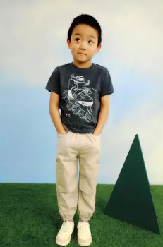 Mayoral pantaloni copii culoarea gri, neted, 3569 imagine