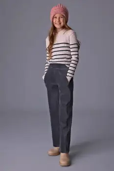 Mayoral pantaloni copii culoarea gri, uni, 7576 imagine