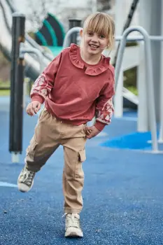 Mayoral pantaloni copii culoarea maro, 4572 imagine