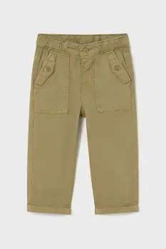 Mayoral pantaloni copii culoarea maro, uni, 2501 imagine