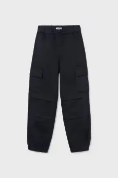 Mayoral pantaloni copii culoarea negru, uni, 7575 imagine