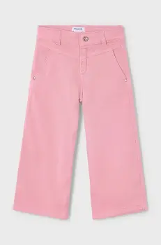 Mayoral pantaloni copii culoarea roz, neted, 3555 imagine