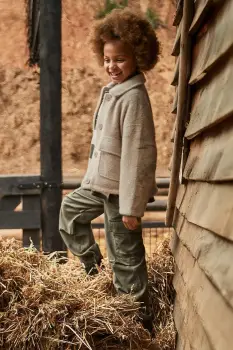 Mayoral pantaloni copii culoarea verde, uni, 7575 imagine