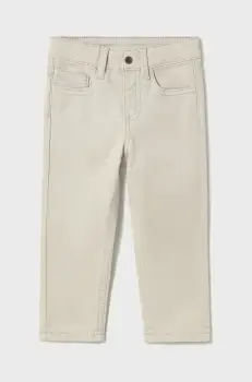 Mayoral pantaloni copii slim fit basic culoarea gri, neted, 506 imagine