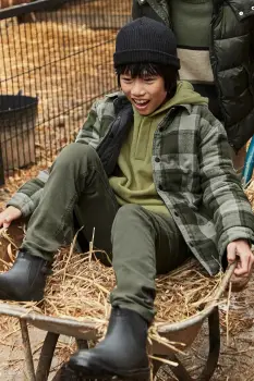 Mayoral pantaloni copii soft culoarea verde, uni, 7569 imagine