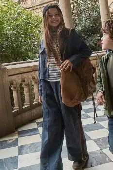 Mayoral pantaloni copii wide leg 7580 imagine