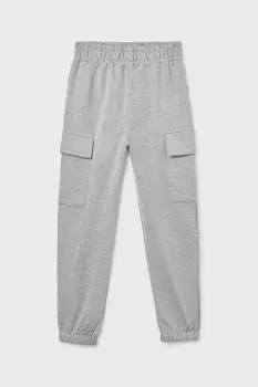 Mayoral pantaloni de trening jogger cargo culoarea gri, 7578 imagine